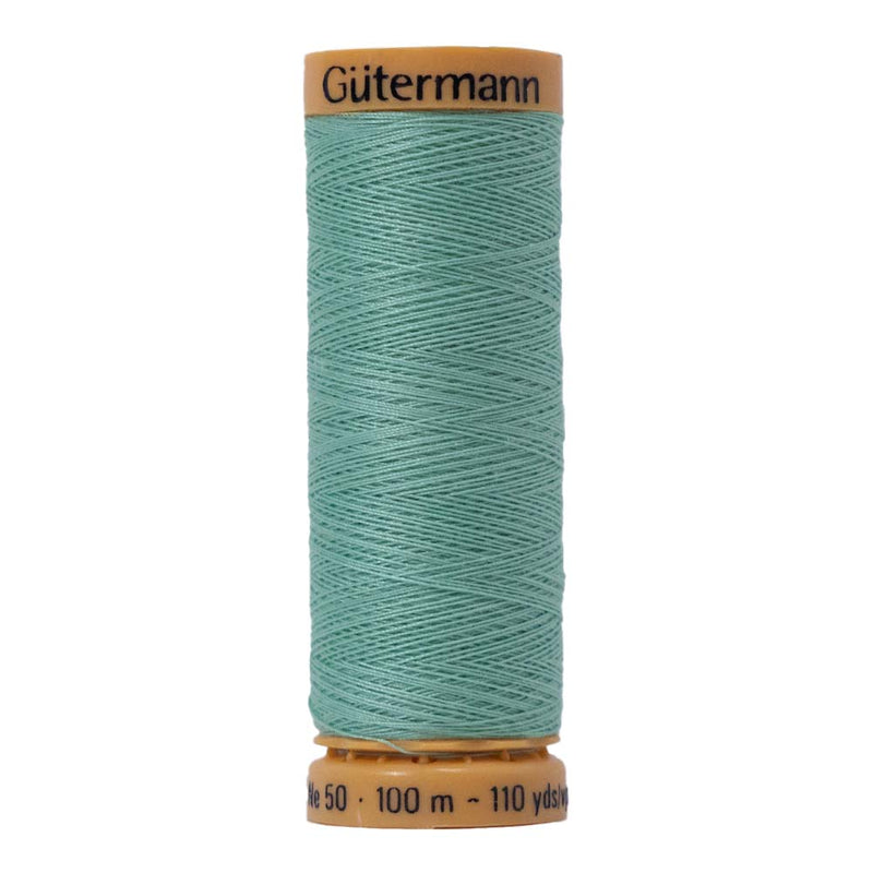 Gutermann Natural Cotton Thread 100m - 7920 Light Mint Green