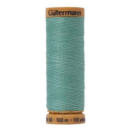 Gutermann Natural Cotton Thread 100m - 7920 Light Mint Green