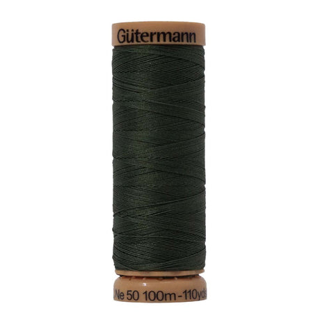 Gutermann Natural Cotton Thread 100m - 8660 Deep For.green