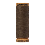 Gutermann Natural Cotton Thread 100m - 8805 Bark Brown