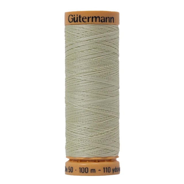 Gutermann Natural Cotton Thread 100m - 9020 Barely Green