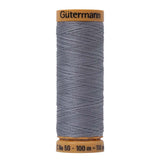 Gutermann Natural Cotton Thread 100m - 9200 Silver Streak