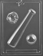 Baseball Bat, Ball and Glove Chocolate Mold - LPS067