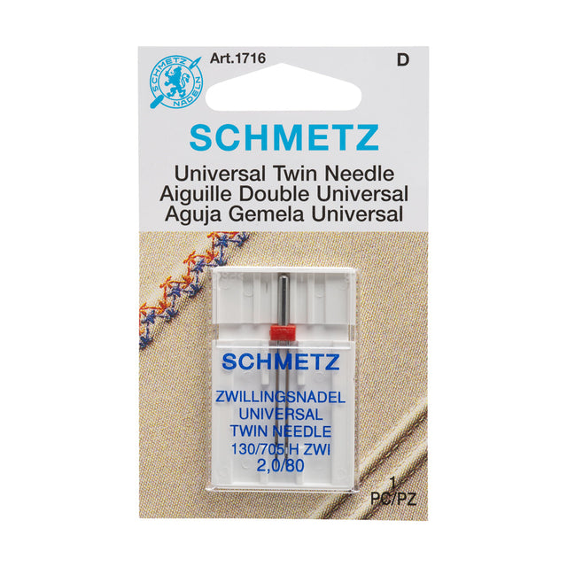 Schmetz Universal Twin Machine Needle - 2.0/80 - 1 ct