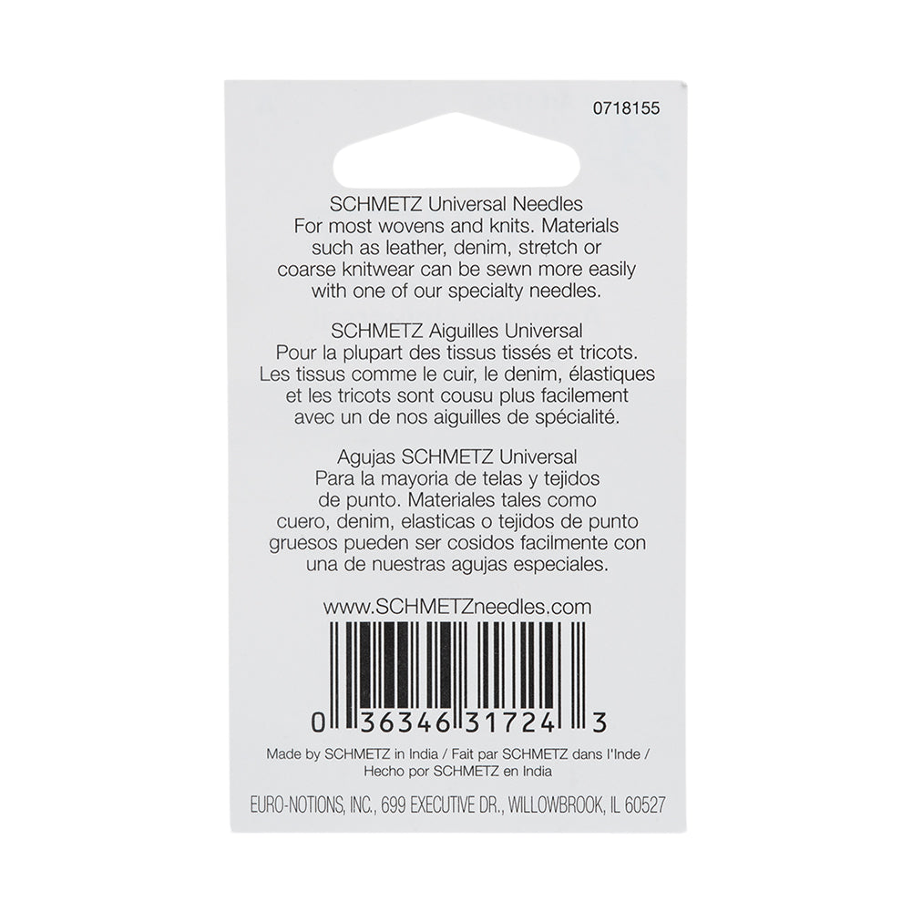 Schmetz Universal Machine Needles - 60/8 - 5 ct