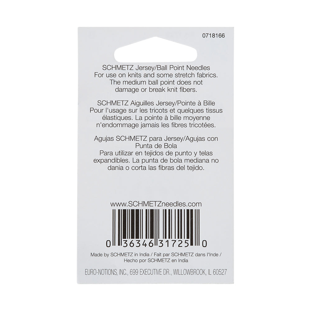 Schmetz Jersey/Ball Point Machine Needles - 70/10 - 5 ct