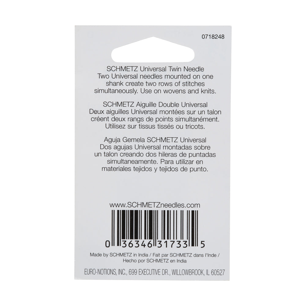 Schmetz Universal Twin Machine Needle - 1.6/70 - 1 ct