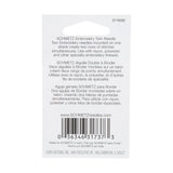 Schmetz Double Embroidery Twin Machine Needle - 3.0/75 - 1 ct