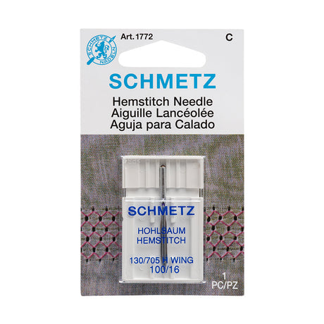 Schmetz Hemstitch/Wing Machine Needle - 100/16 - 1 ct