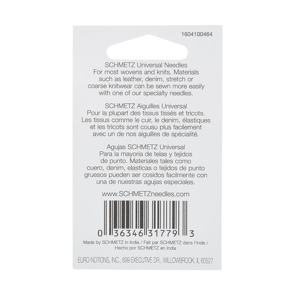 Schmetz Universal Machine Needles - 120/19 - 5 ct
