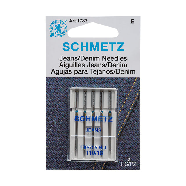 Schmetz Denim/Jeans Machine Needles - 110/18 - 5 ct