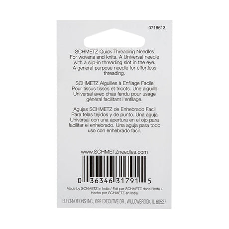 Schmetz Self-Threading Machine Needles - 90/14 - 5 ct