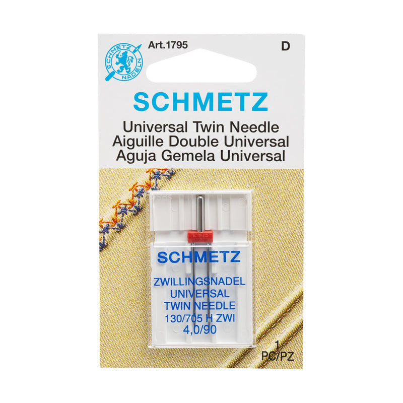 Schmetz Universal Twin Machine Needle - 4.0/90 - 1 ct