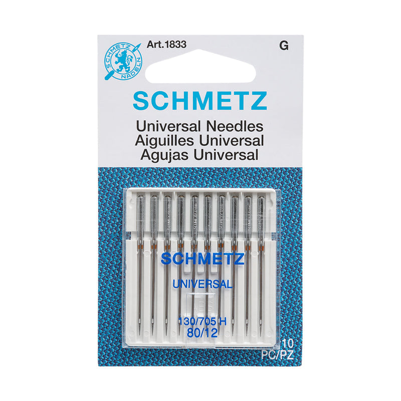 Schmetz Universal Machine Needles - 80/12 - 10 ct