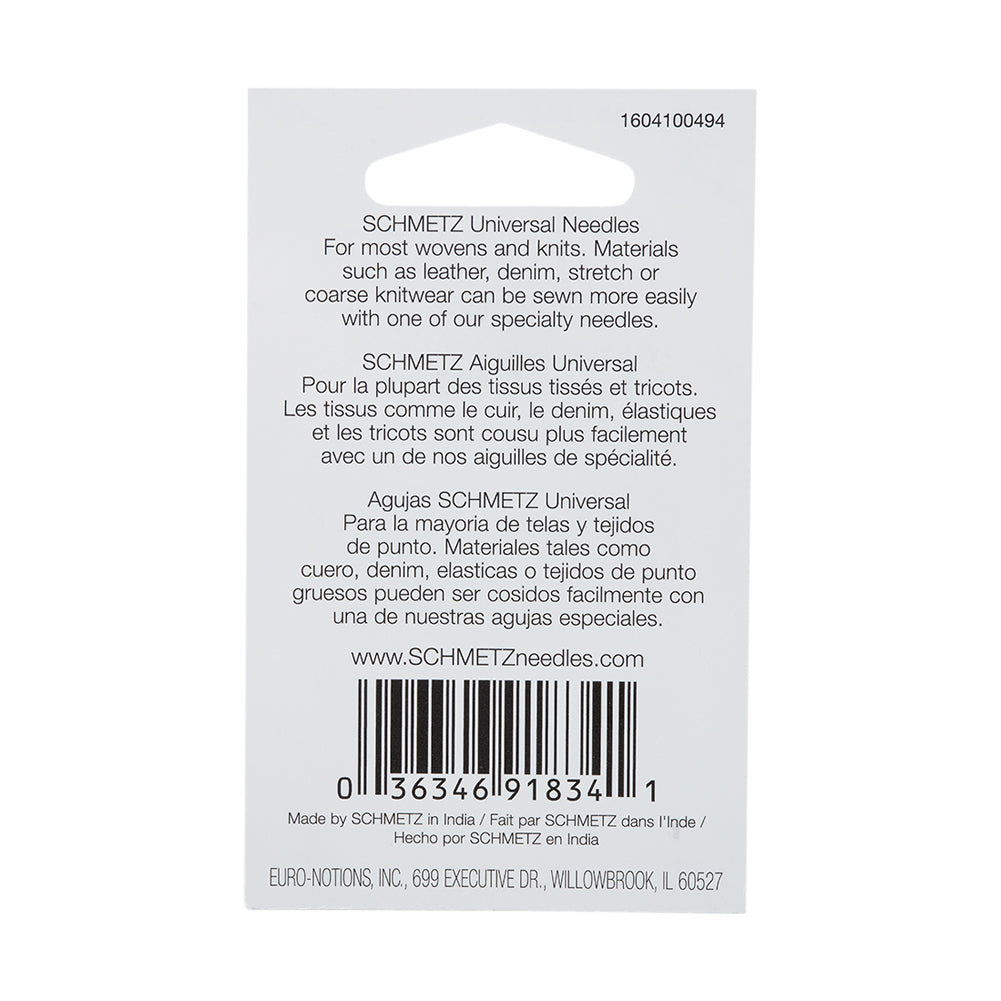 Schmetz Universal Machine Needles - 90/14 - 10 ct