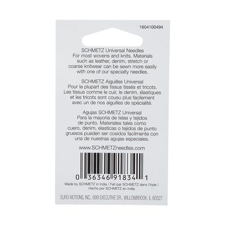 Schmetz Universal Machine Needles - 90/14 - 10 ct