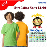 Gildan® Ultra Cotton Youth Crewneck Short Sleeve T-Shirt