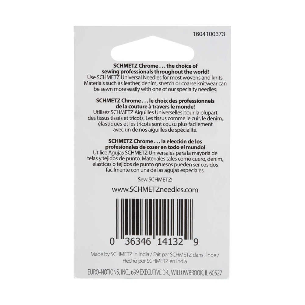 Schmetz Chrome Universal Machine Needles - 70/10 - 10 ct