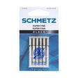 Schmetz Black Super Fine Machine Needles - 70/10 - 5 ct