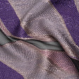 Metallic Rayon and Polyester Burnout Brocade - Orchid, Purple and Rose Gold Soft Geometric Abstract
