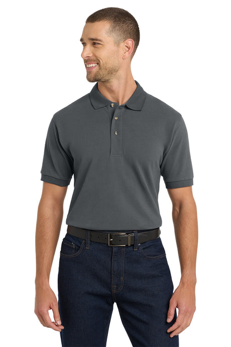 Port Authority® Heavyweight Cotton Pique Polo