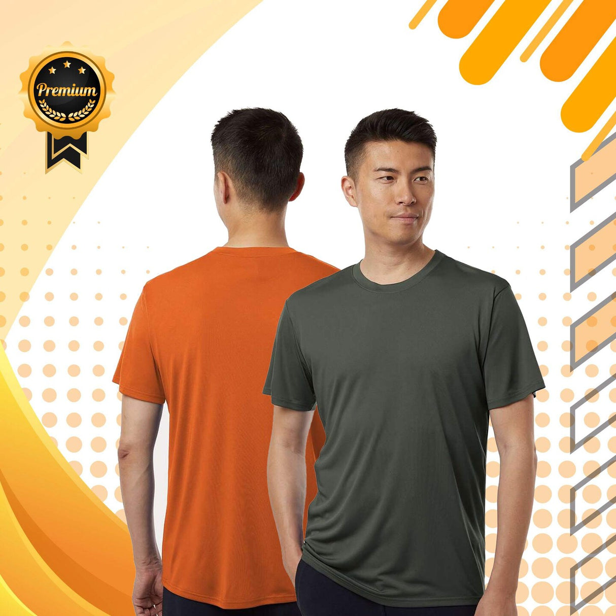 AllPro® Men’s Pro-Lock Colorfast Activewear T-Shirt for Training & Team Sports