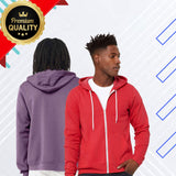BELLA + CANVAS® Unisex Lightweight Sponge Fleece Zip-Up Hoodie - 3739