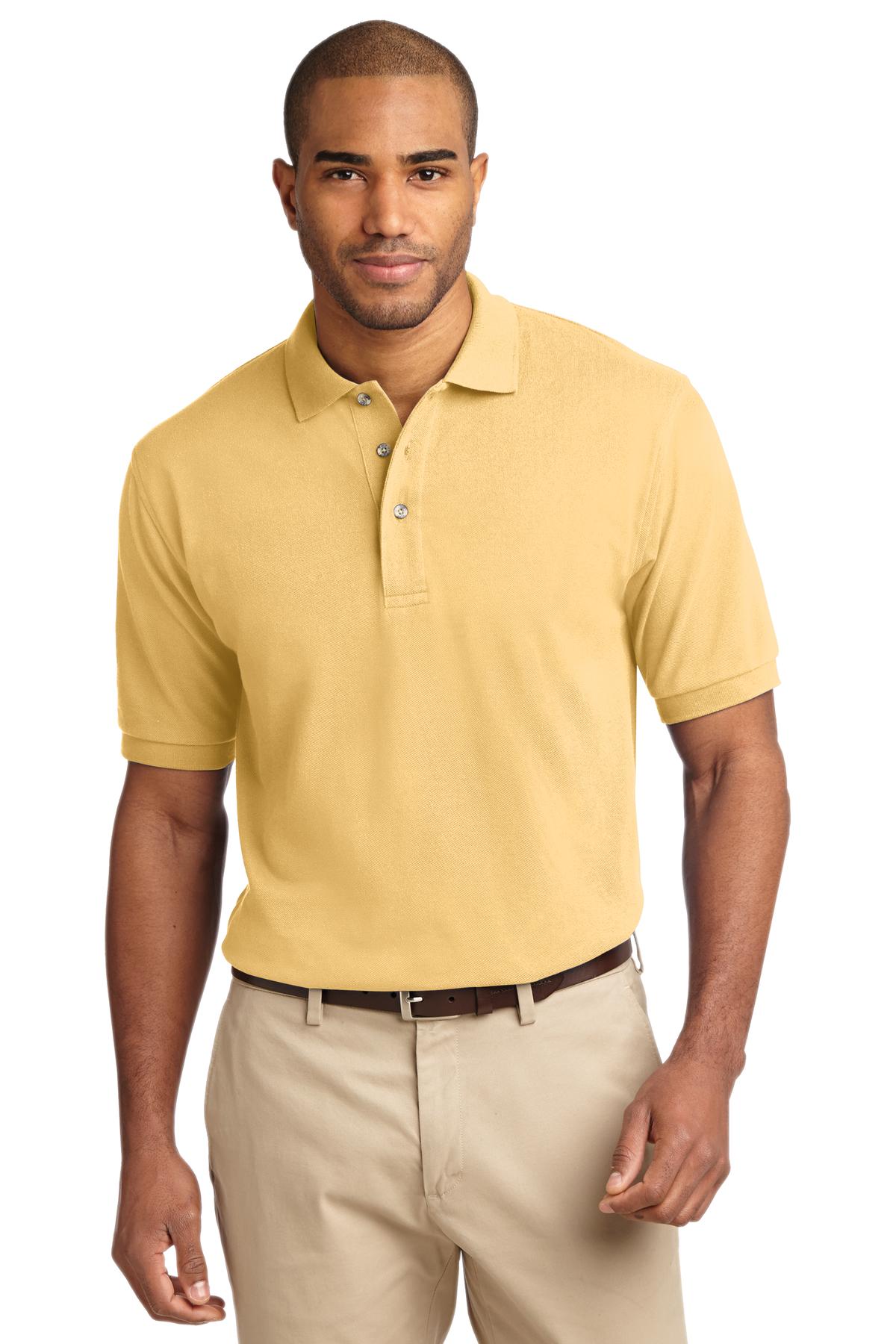 Port Authority® Heavyweight Cotton Pique Polo