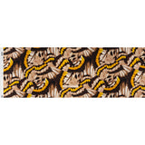 Silk Charmeuse Print 16MM, Made in Italy - Brown, Beige and Golden Yellow Butterfly Wings