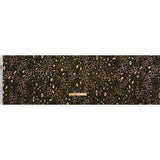 Silk Charmeuse Print 16MM, Made in Italy - Dark Olive Green, Beige and Black Animal Spots
