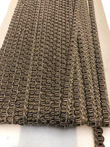 Antique Green Decorative Scroll Style Braid Gimp Trim - Antique Green Scroll Style, Half Inch Width (10 Yards)