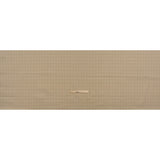 Medium Weight Linen Woven - Beige and Sage Green Windowpane Tattersall Check Plaid