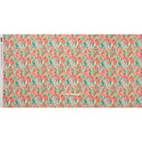 Polyester Satin - Pink, Creamsicle Orange and Green Abstract Spots - Mood Exclusive Painter’s Confetti Print