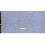 Polyester Satin - Blue and Cream Paisley - Mood Exclusive Spice Scroll Print