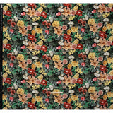 Brushed Cotton Woven - Red, Green and Yellow Photorealistic Florals - Mood Exclusive Botanica Viva Print