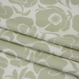 Brushed Cotton Woven - Cream and Beige Simple Poppies - Mood Exclusive Poppy Impressions Print