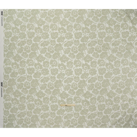 Brushed Cotton Woven - Cream and Beige Simple Poppies - Mood Exclusive Poppy Impressions Print