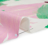 Brushed Cotton Woven - Emerald, Fuchsia and Pale Pink Big Brush Strokes - Mood Exclusive Color Study Print