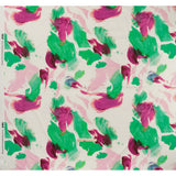 Brushed Cotton Woven - Emerald, Fuchsia and Pale Pink Big Brush Strokes - Mood Exclusive Color Study Print