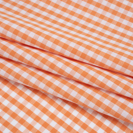Cotton Gingham 0.25" - Orange - Londrina Collection