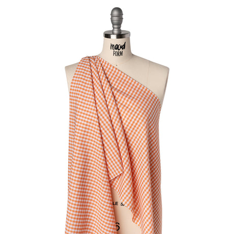 Cotton Gingham 0.25" - Orange - Londrina Collection