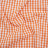 Cotton Gingham 0.25" - Orange - Londrina Collection