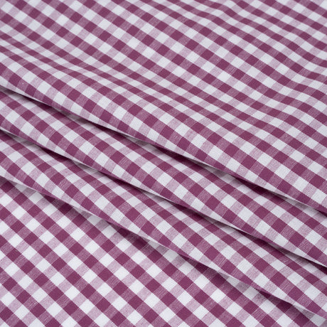 Cotton Gingham 0.25" - Magenta - Londrina Collection
