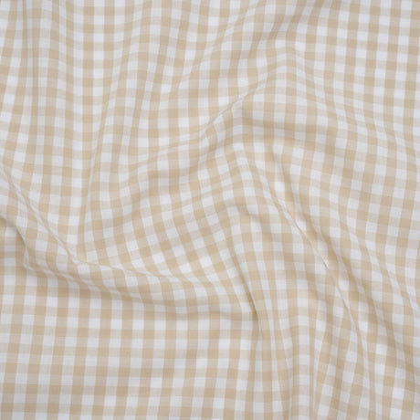 Cotton Gingham 0.25" - Beige - Londrina Collection