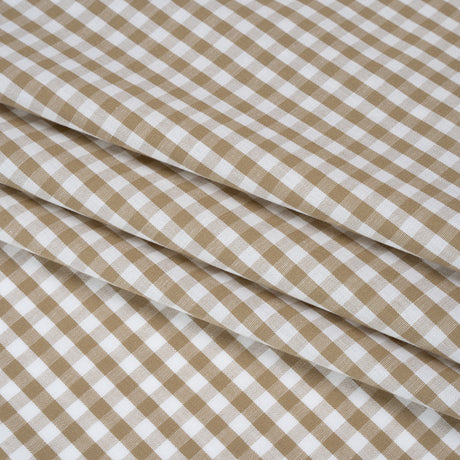 Cotton Gingham 0.25" - Brown - Londrina Collection