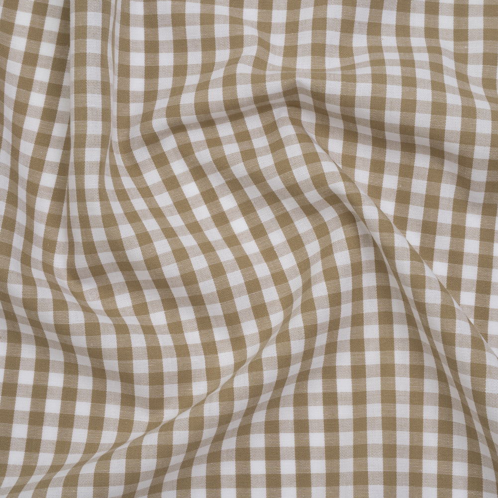 Cotton Gingham 0.25" - Brown - Londrina Collection