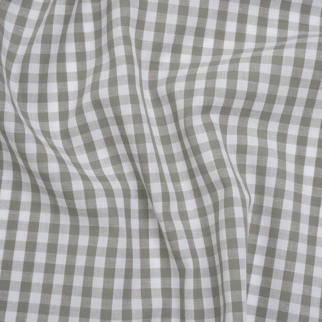 Cotton Gingham 0.25" - Gray - Londrina Collection