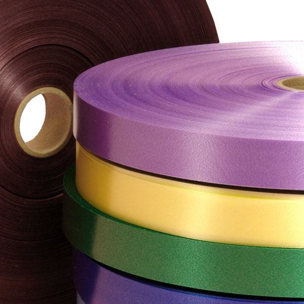 Satin Finish Poly Ribbon 3/4 '' X 250 yd Silver Color
