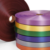 Satin Finish Poly Ribbon 1 1/4 '' X 250 yd Red Color