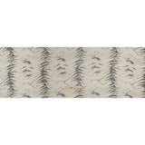 Silk Voile Print Made in Italy - Warm Gray and Black Animal Stripes - Deadstock